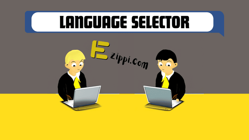 language selector ezippi